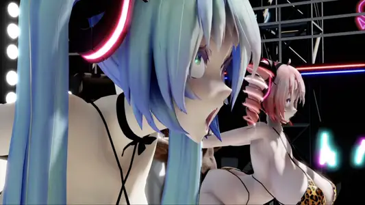 [IKUIKUDANCE(直音イク)]ミク×テトコラボイベント