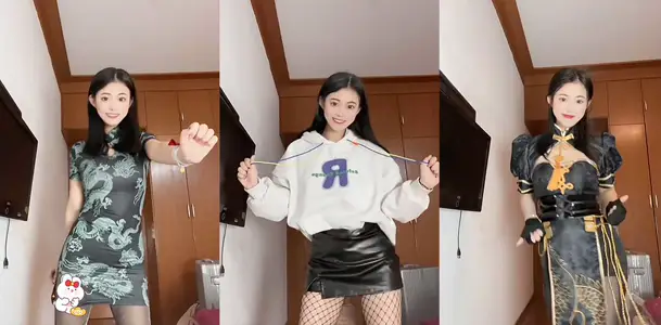 快手网红【一口丸耶】裸聊视频泄露，骑假屌自慰白浆狂流情趣装露奶超骚